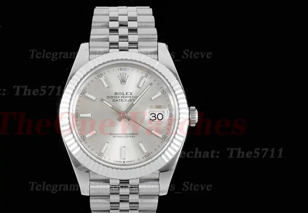 Datejust 126334 41mm Jubilee 904L SS SS Silver Stk King VR3235