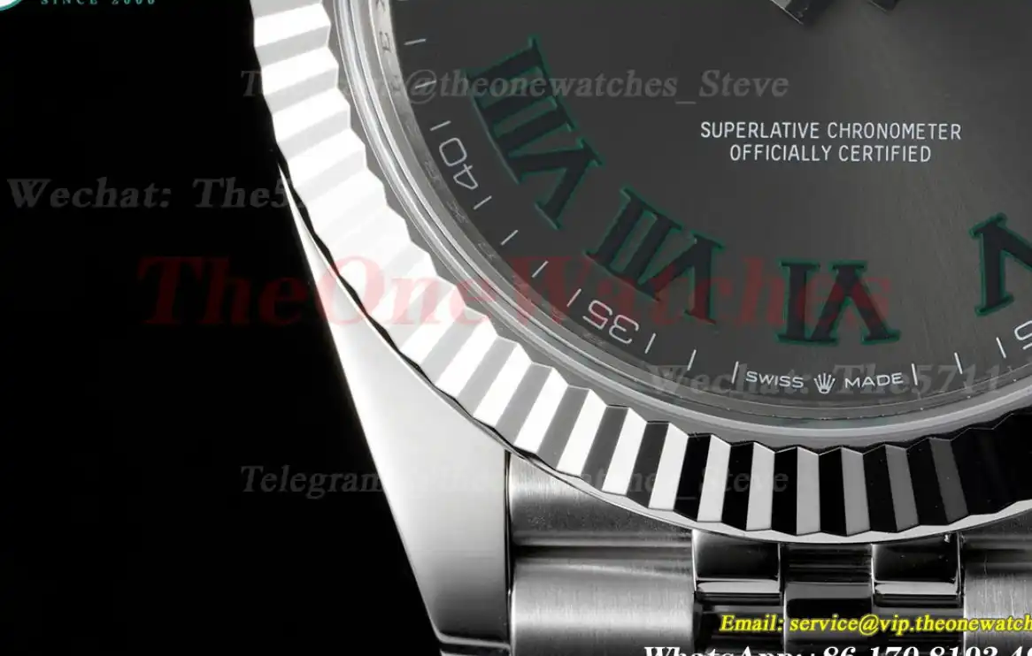 Datejust 126334 41mm Jubilee 904L Grey Rmn SS SS WF VR3235