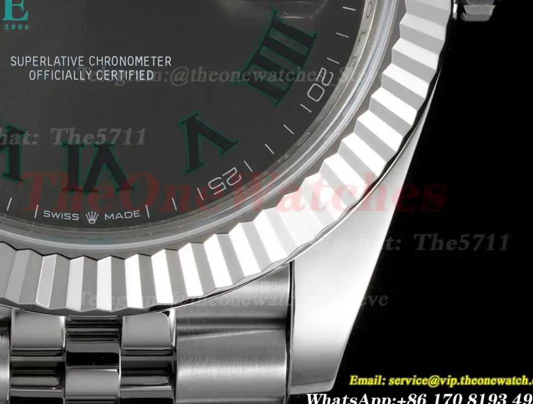 Datejust 126334 41mm Jubilee 904L Grey Rmn SS SS WF VR3235