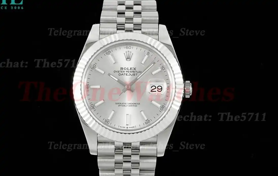 Datejust 126334 41mm Jubilee 904L Silver SS SS WF VR3235