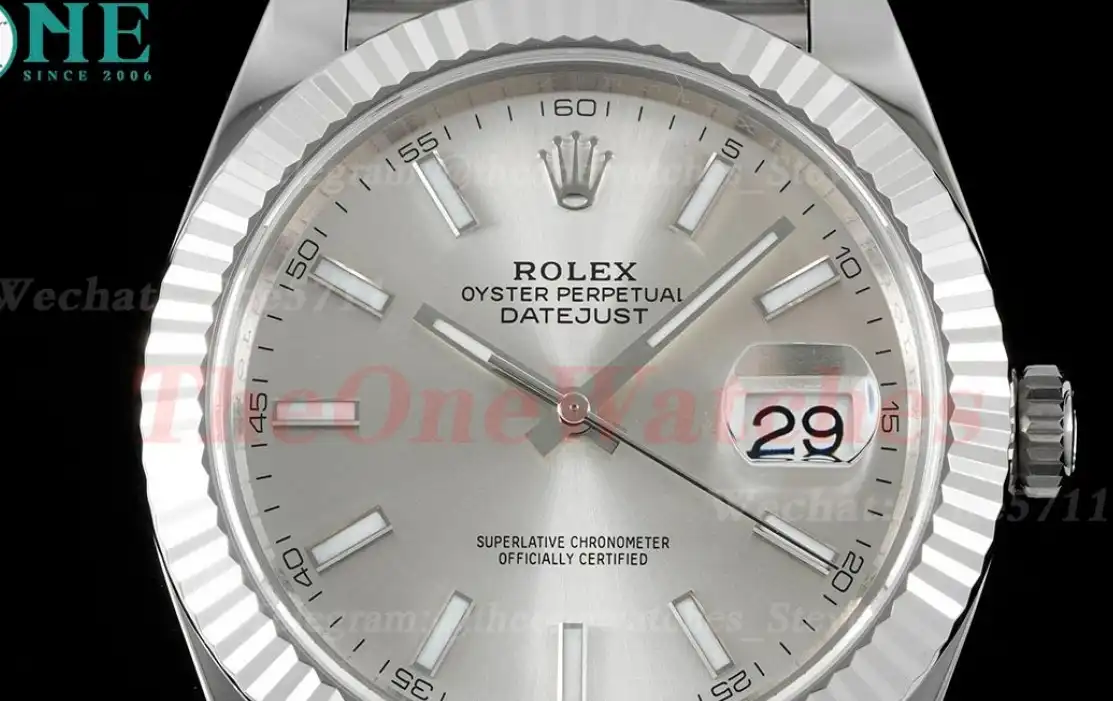 Datejust 126334 41mm Jubilee 904L Silver SS SS WF VR3235