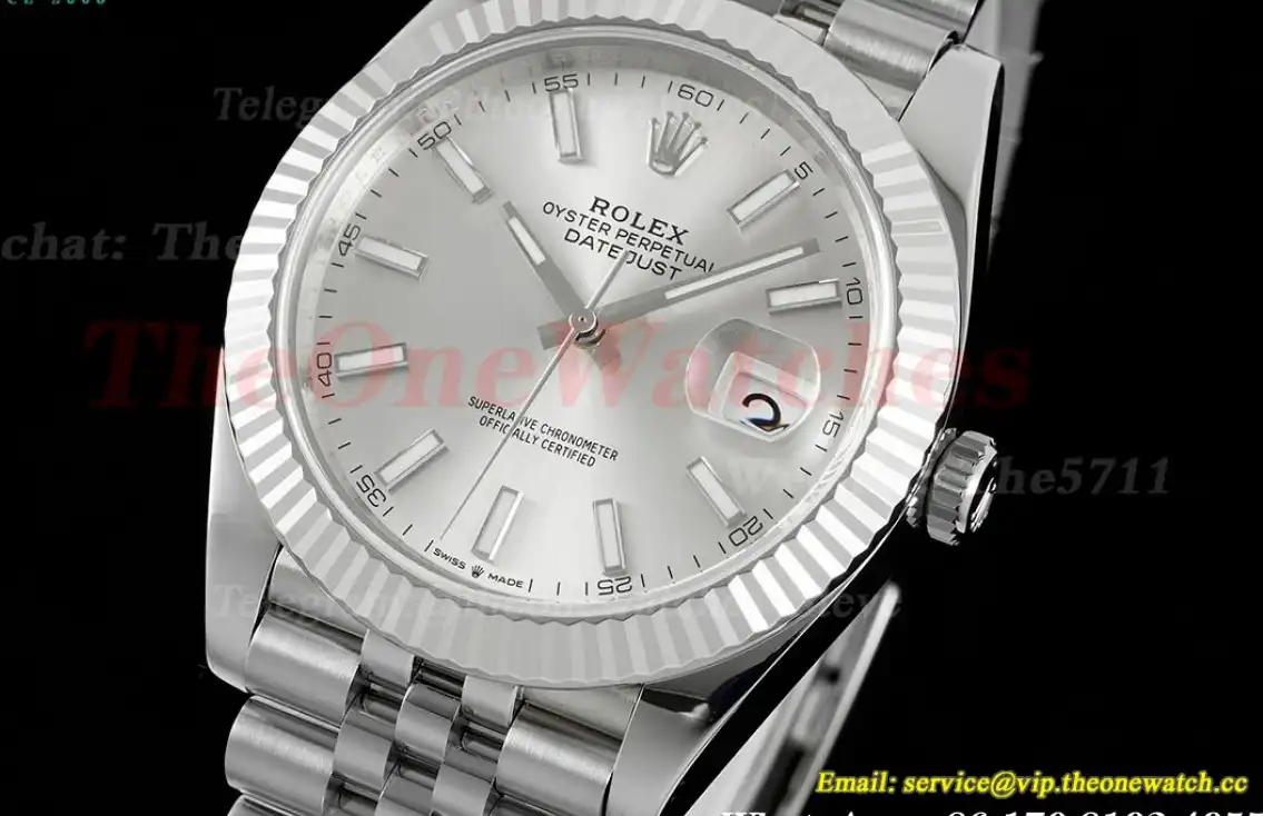 Datejust 126334 41mm Jubilee 904L Silver SS SS WF VR3235