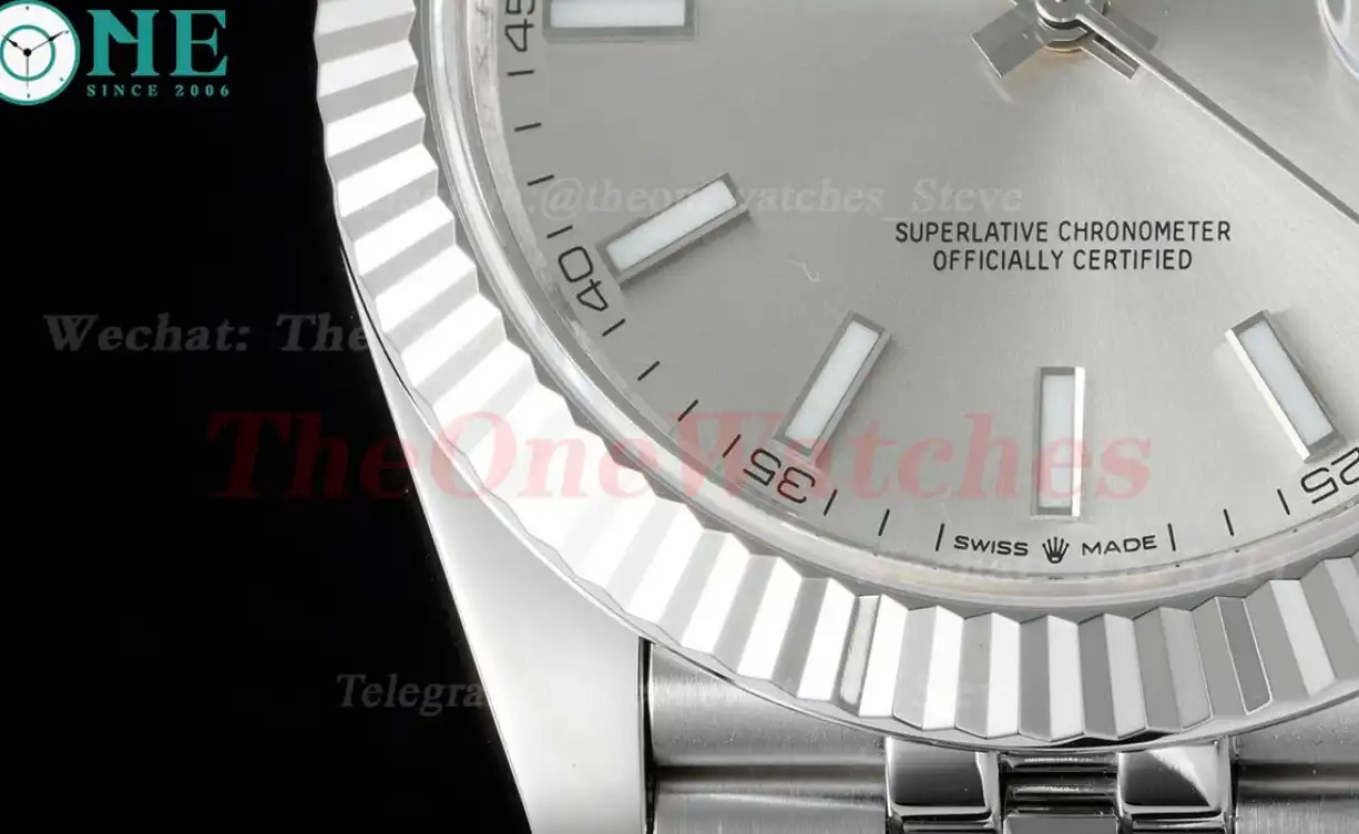 Datejust 126334 41mm Jubilee 904L Silver SS SS WF VR3235