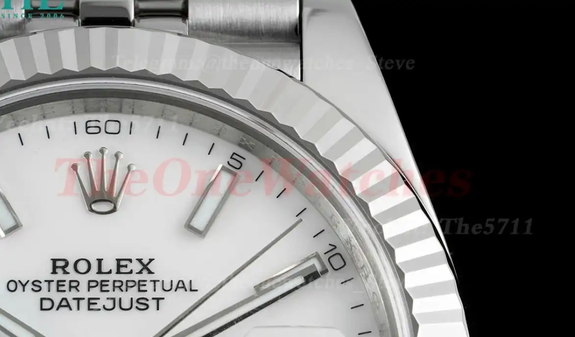 Datejust 126334 41mm Jubilee 904L White SS SS WF VR3235