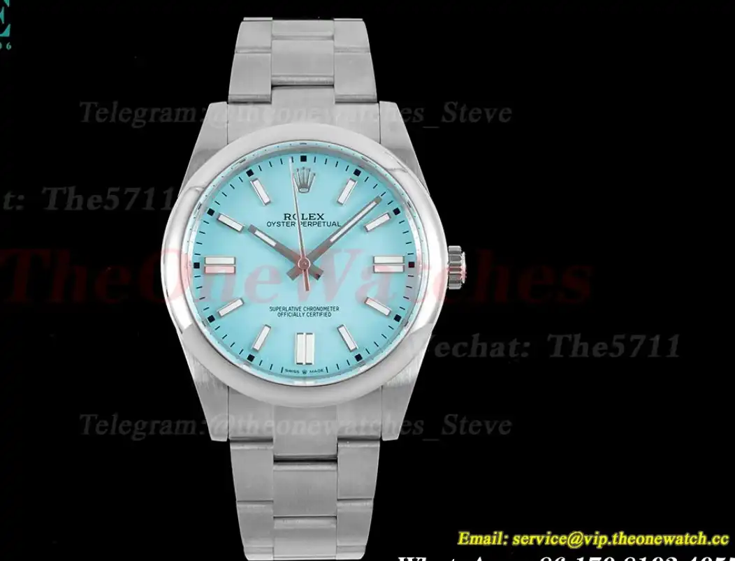 Oyster Perpetual 124300 41mm SS SS Blue Stk JDF VR3230