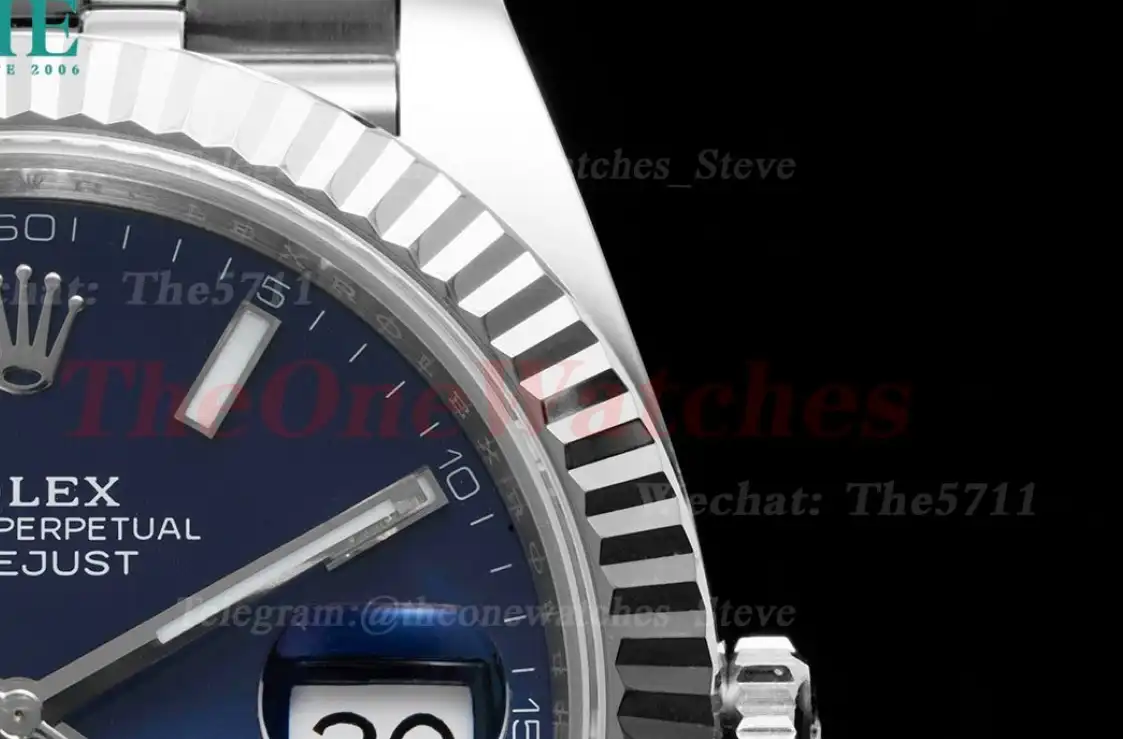 Datejust 126334 41mm Jubilee 904L SS SS Blue Stk King VR3235