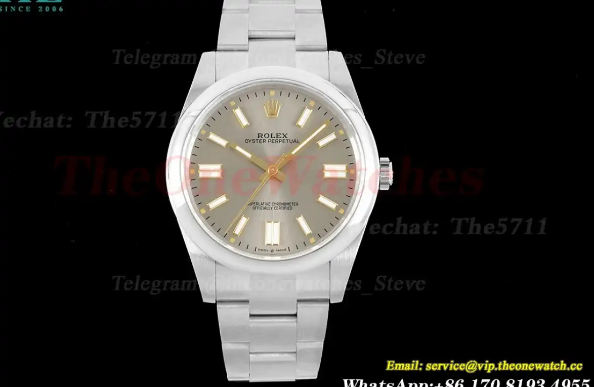 Oyster Perpetual 124300 41mm SS SS Silver Stk JDF VR3230