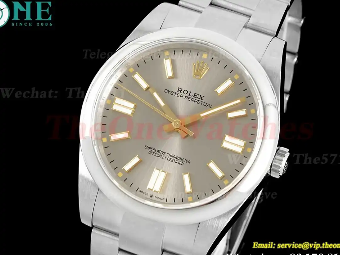 Oyster Perpetual 124300 41mm SS SS Silver Stk JDF VR3230