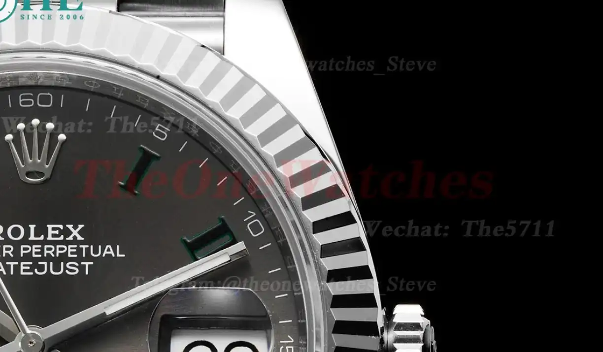 Datejust 126334 41mm Jubilee 904L SS SS Grey Rmn King VR3235