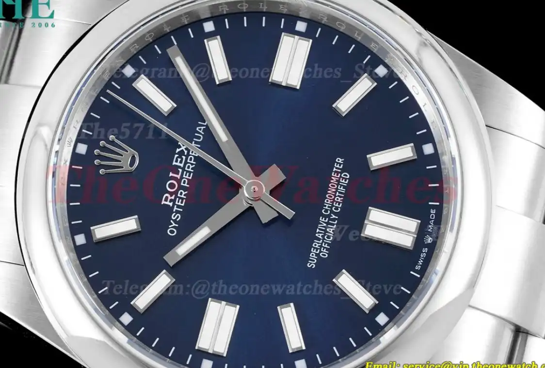 Oyster Perpetual 124300 41mm SS SS Dark Blue Dial JDF VR3230