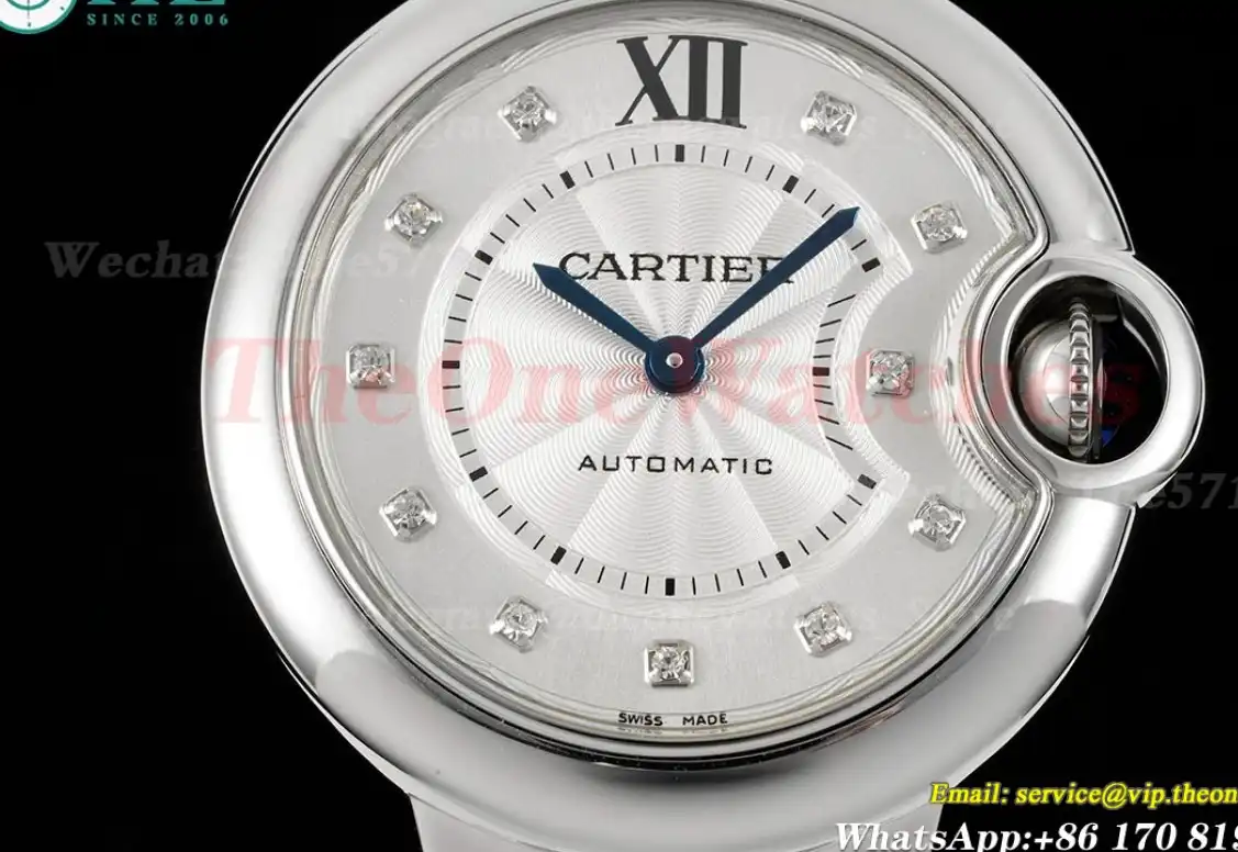 Ballon Bleu De Cartier SS SS Wht Dia 36mm 3KF A076