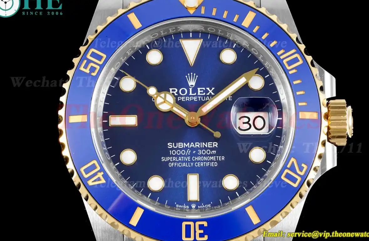 Submariner 126613LB 41mm YG SS Blue Dial Clean VR3235