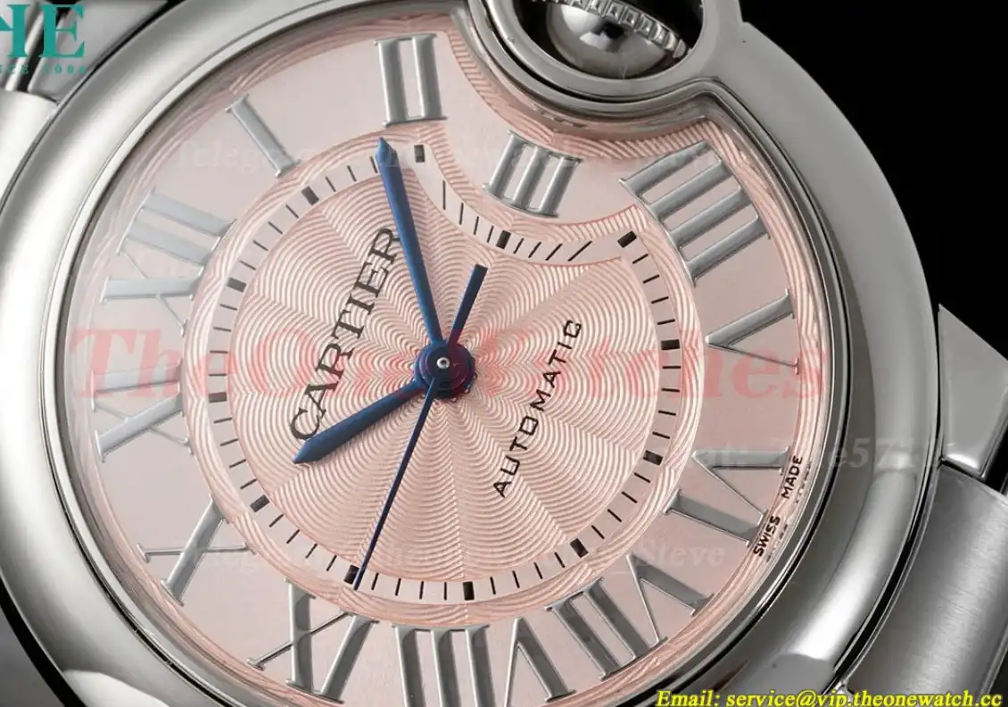 Ballon Bleu De Cartier SS SS Pink Stk 33mm Ladies 3KF A076