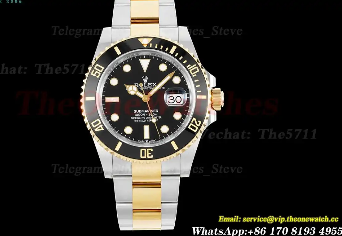 Submariner 126613LN 41mm YG SS Black Dial Clean VR3235