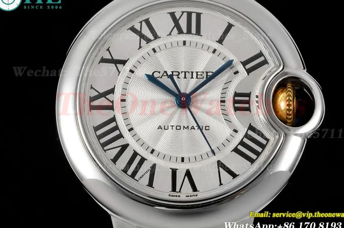 Ballon Bleu De Cartier Ladies 33mm SS YG Wht Stk 3KF A076