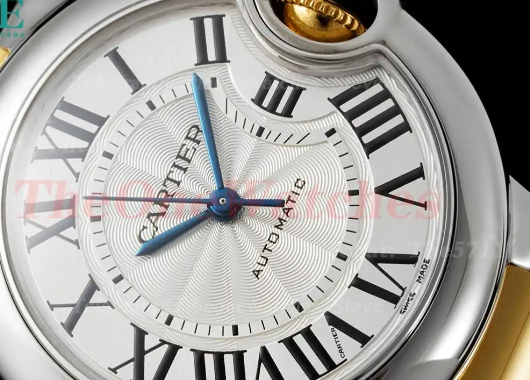 Ballon Bleu De Cartier Ladies 33mm SS YG Wht Stk 3KF A076