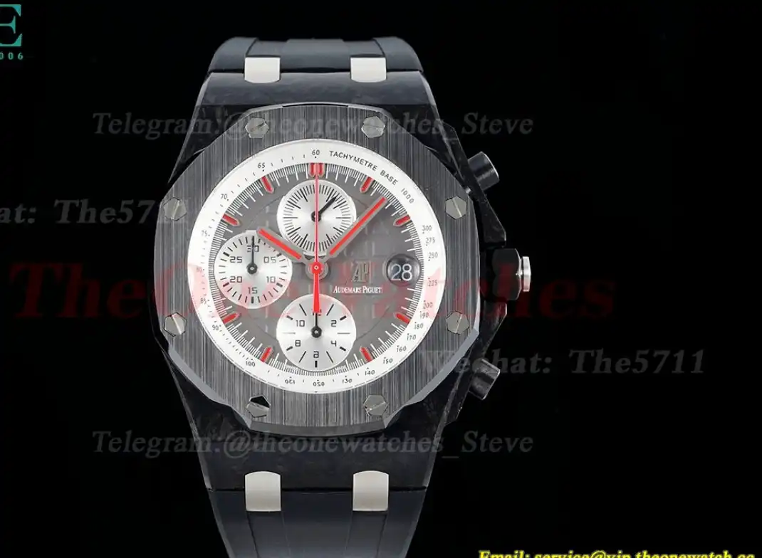 Royal Oak Offshore 42mm Cer RU Grey Red APF A3126