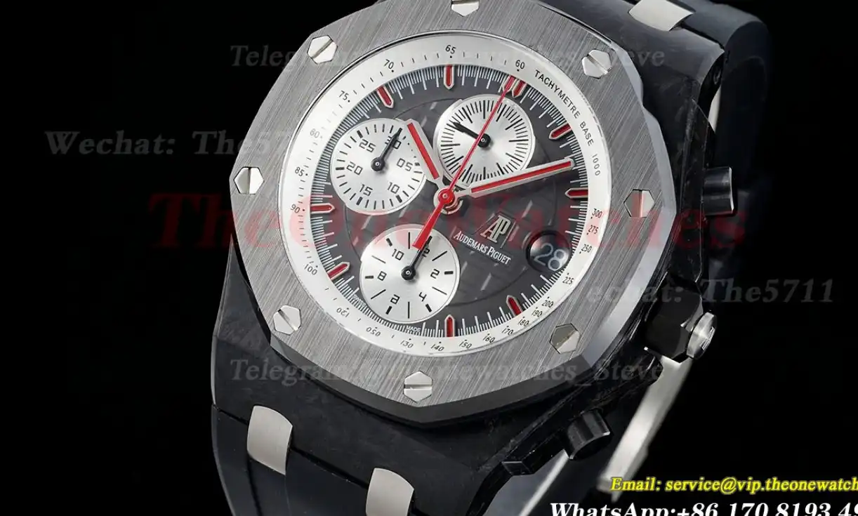 Royal Oak Offshore 42mm Cer RU Grey Red APF A3126