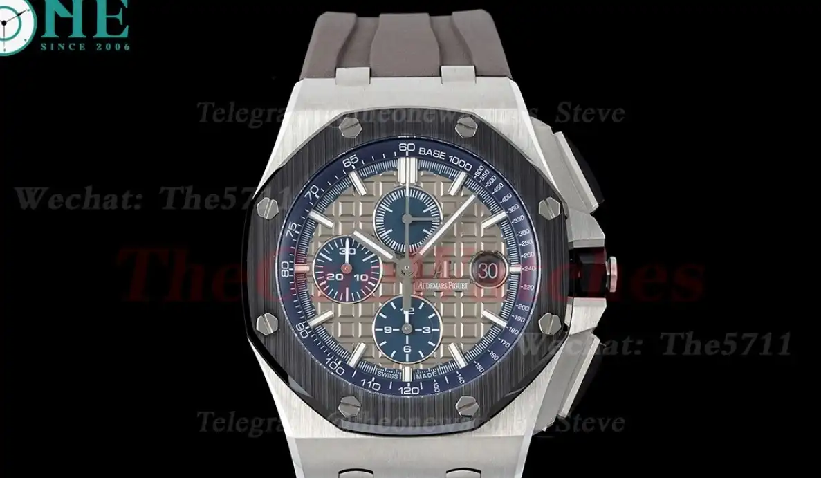 Royal Oak Offshore 44mm Ceramic Bezel SS RU APF A3126