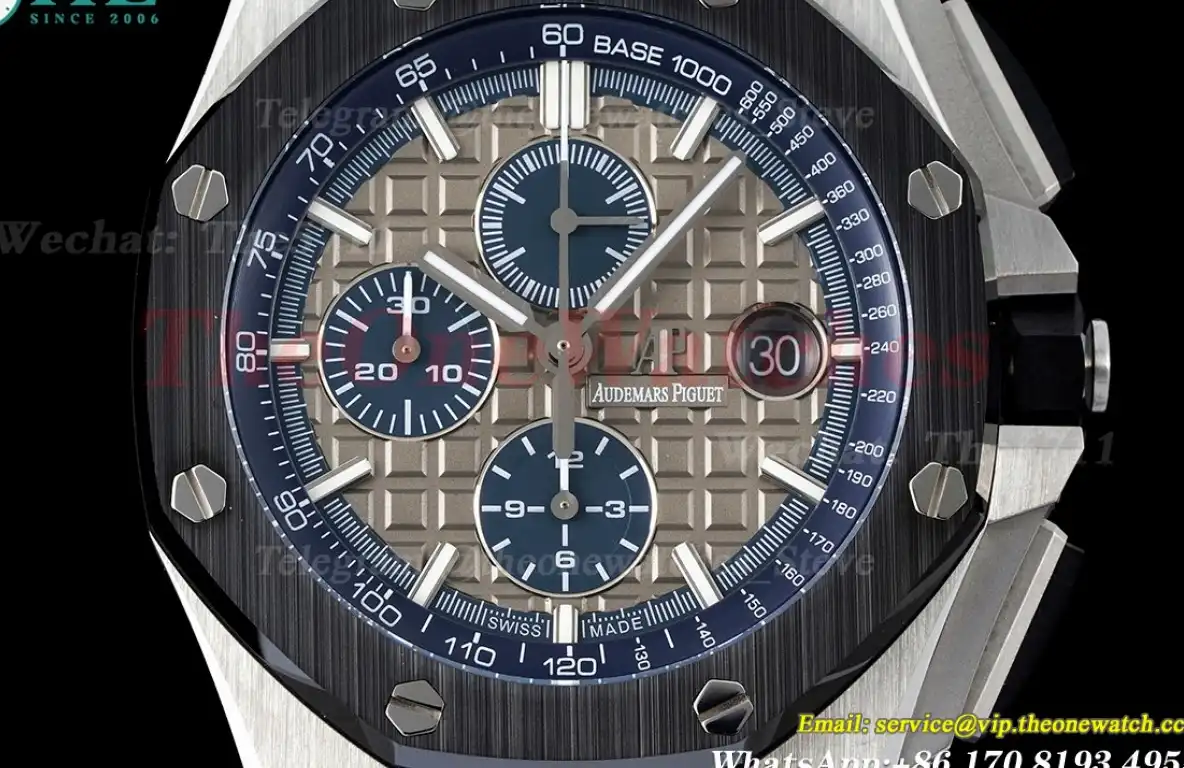 Royal Oak Offshore 44mm Ceramic Bezel SS RU APF A3126