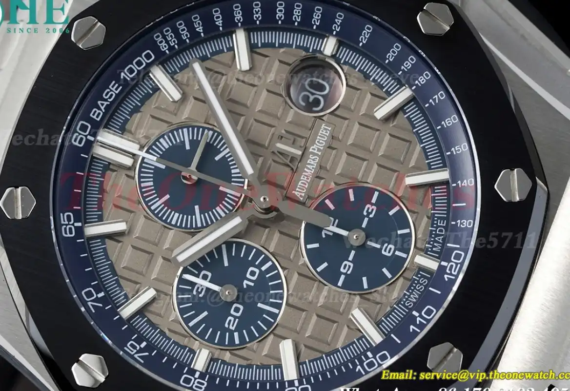 Royal Oak Offshore 44mm Ceramic Bezel SS RU APF A3126