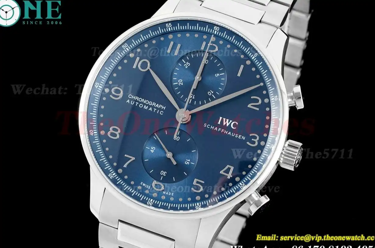 Portuguese Chrono 41mm SS SS Blue Dial RSF A69355