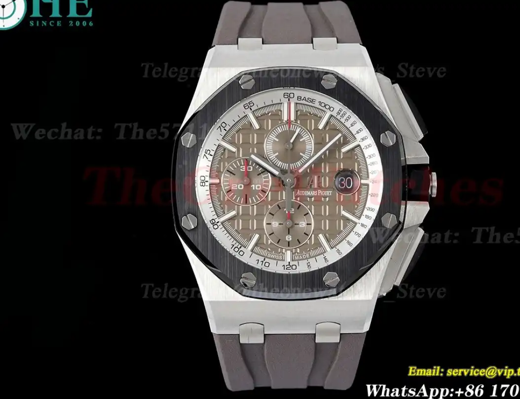 Royal Oak Offshore 44mm Ceramic Bezel SS RU APF A3126