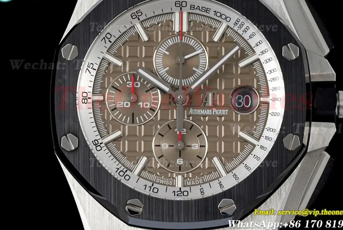 Royal Oak Offshore 44mm Ceramic Bezel SS RU APF A3126