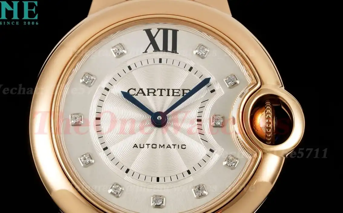 Ballon Bleu De Cartier RG RG Wht Dia 33mm Ladies 3KF A076