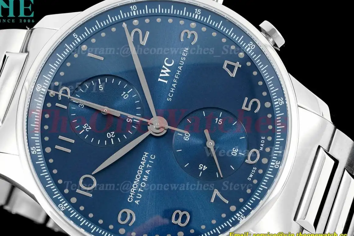 Portuguese Chrono 41mm SS SS Blue Dial RSF A69355