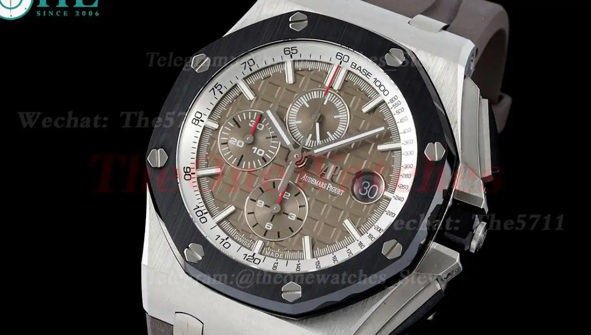 Royal Oak Offshore 44mm Ceramic Bezel SS RU APF A3126