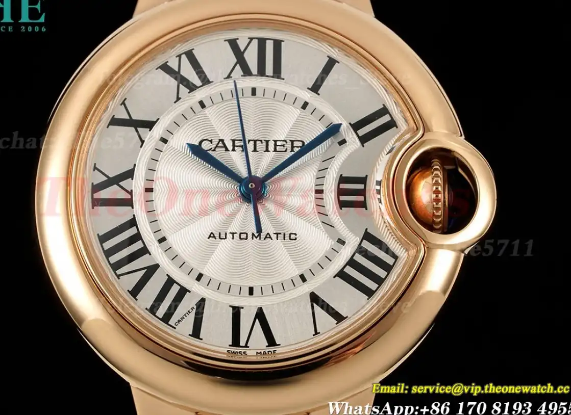 Ballon Bleu De Cartier RG RG Wht Stk 33mm Ladies 3KF A076