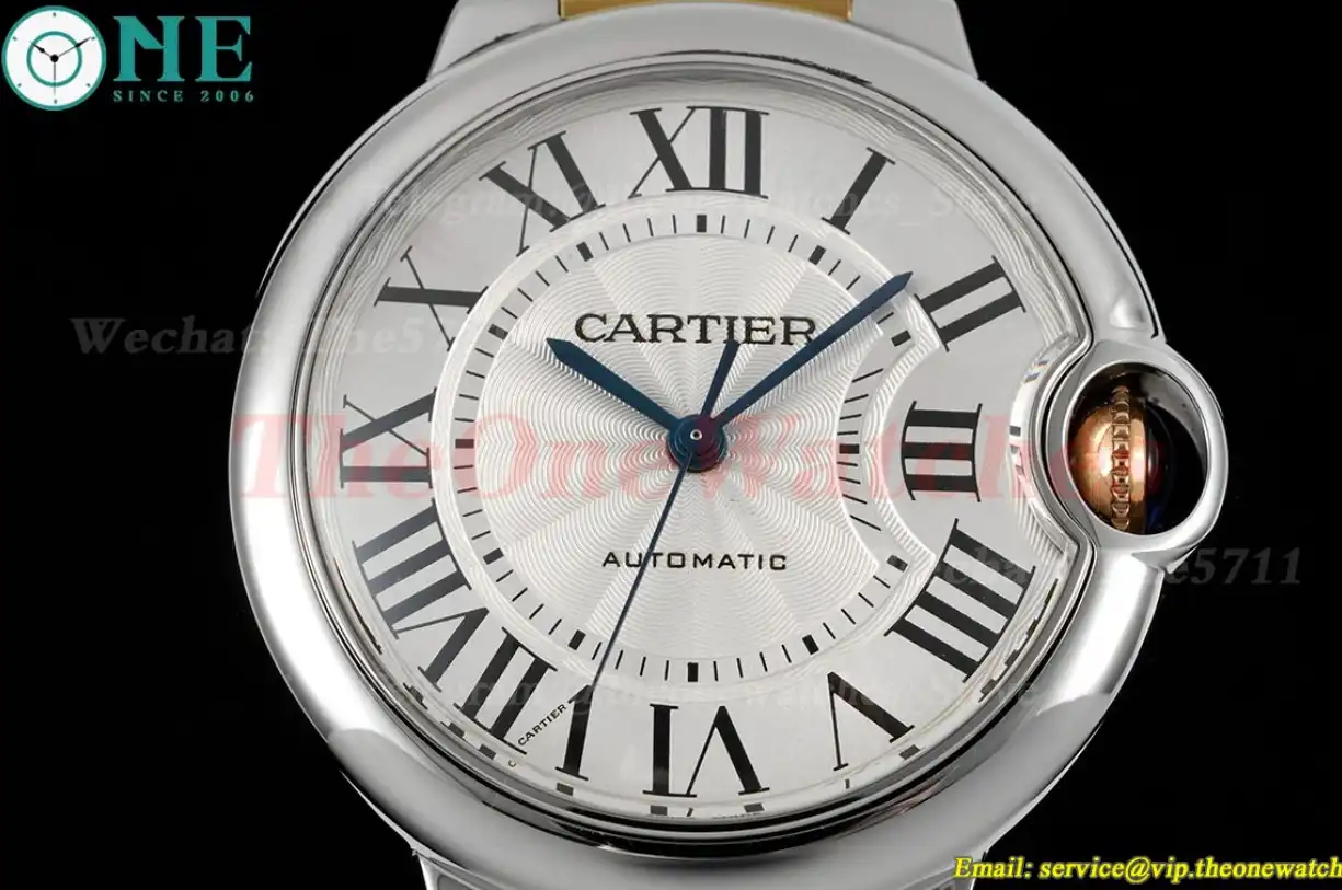 Ballon Bleu De Cartier 36mm SS YG Wht Stk 3KF A076