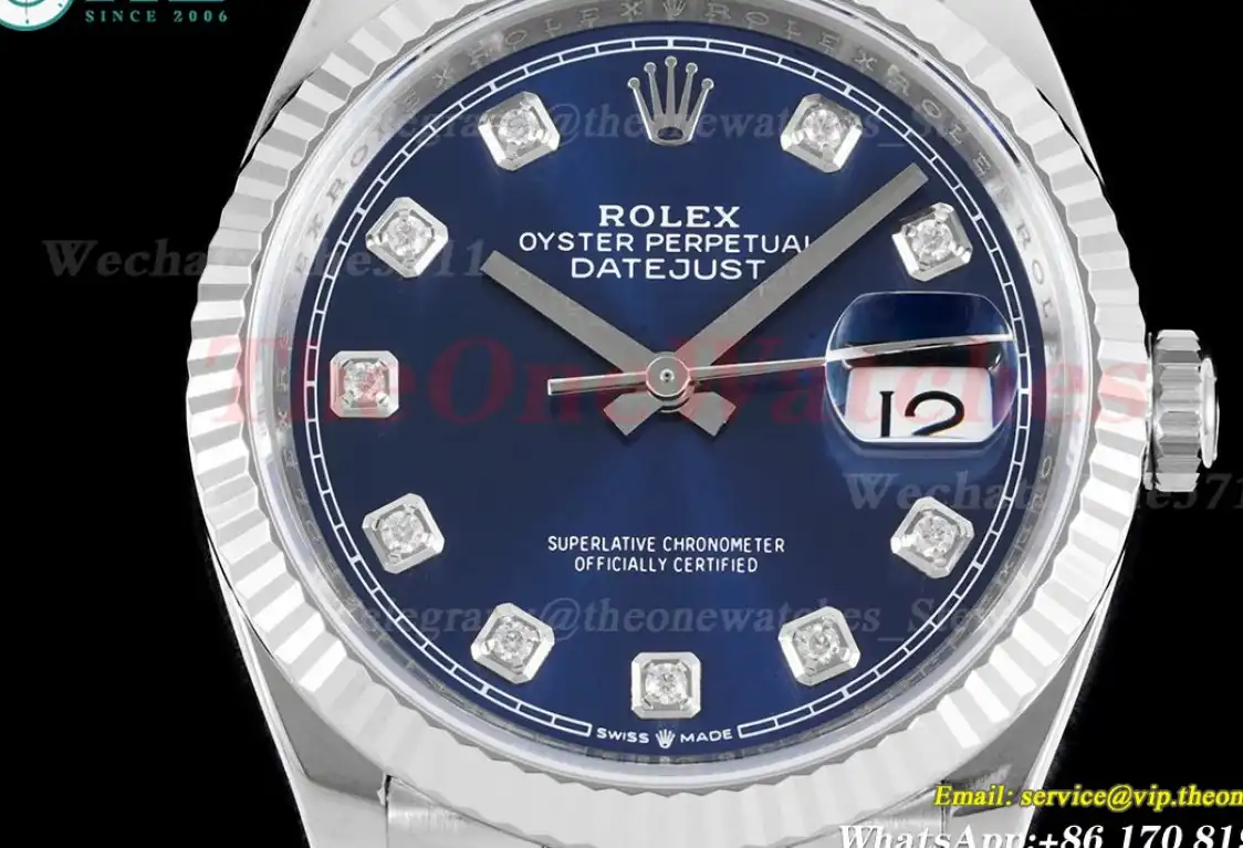 Datejust 126234 36mm Jub SS SS Blue Dia VSF VS3235