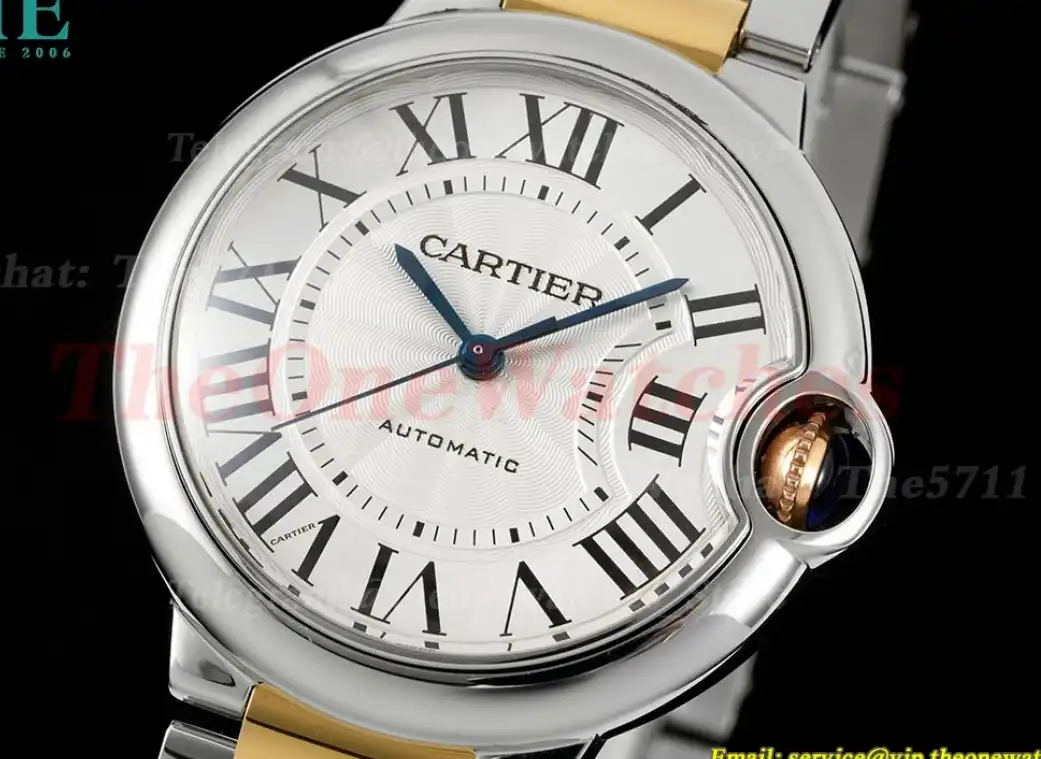 Ballon Bleu De Cartier 36mm SS YG Wht Stk 3KF A076