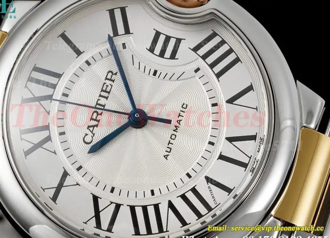 Ballon Bleu De Cartier 36mm SS YG Wht Stk 3KF A076