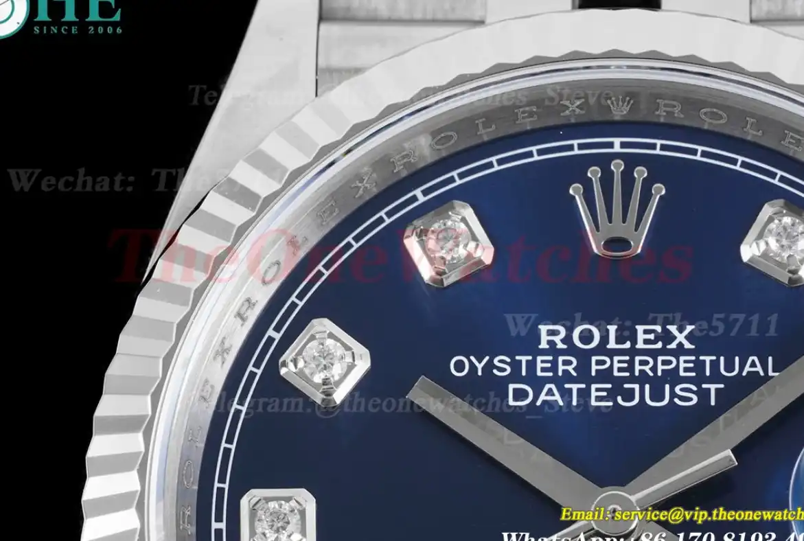 Datejust 126234 36mm Jub SS SS Blue Dia VSF VS3235