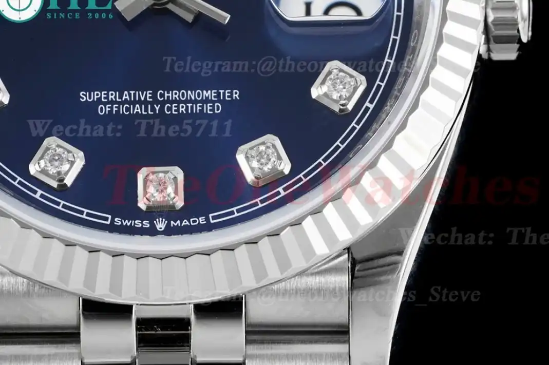 Datejust 126234 36mm Jub SS SS Blue Dia VSF VS3235