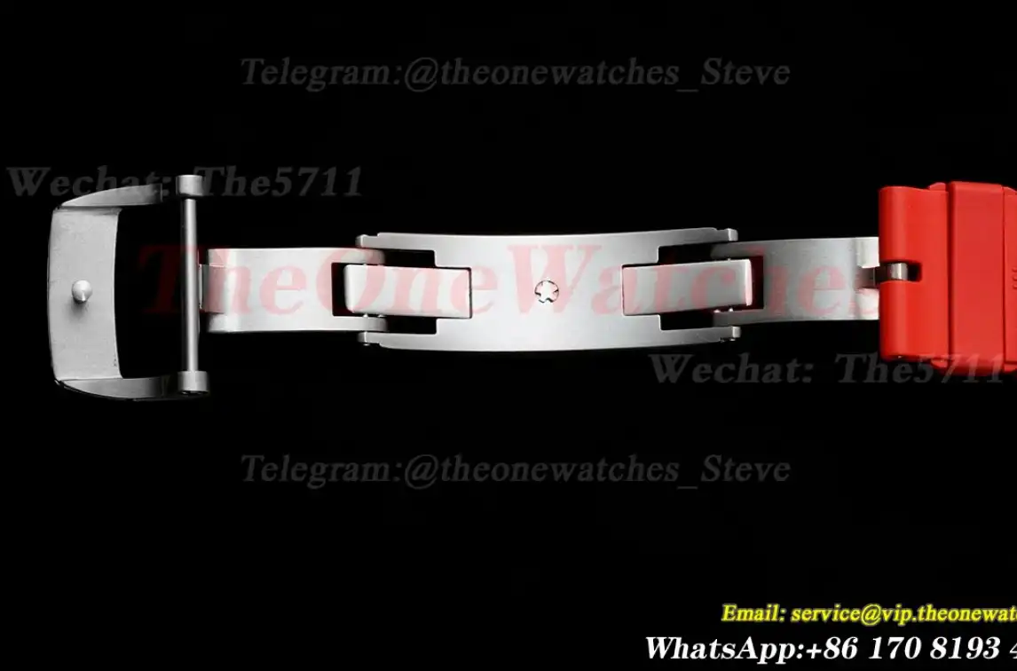 RM055 NTPT RU Red Crown on Red Rubber Strap ZF RMUL2 Super Clone