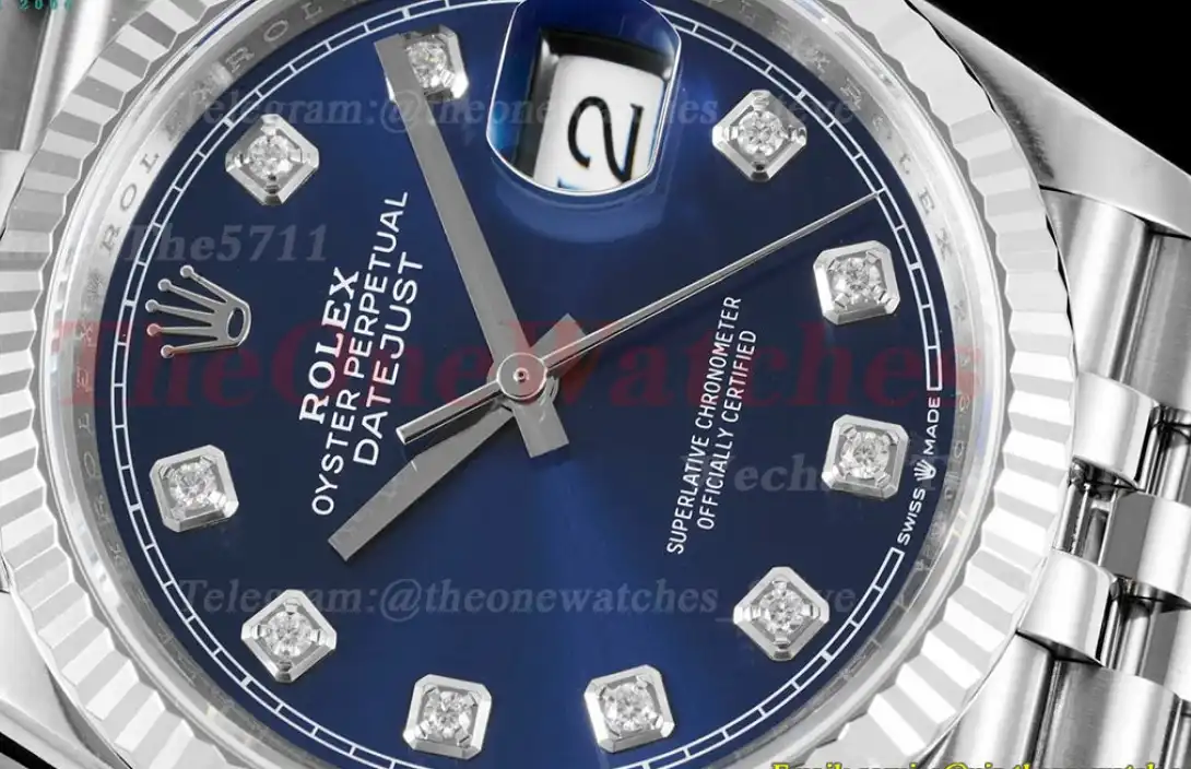 Datejust 126234 36mm Jub SS SS Blue Dia VSF VS3235