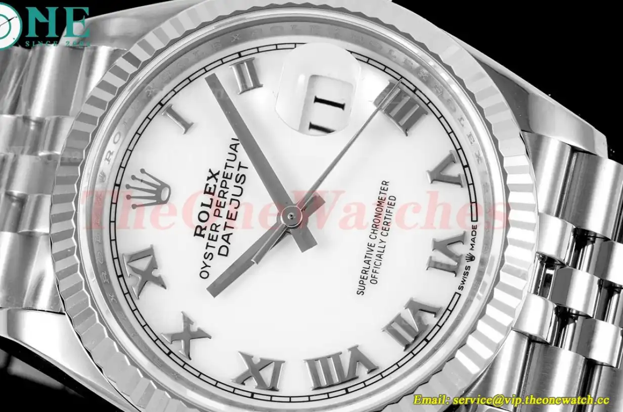 Datejust 126234 36mm Jub SS SS White Rmn VSF VS3235