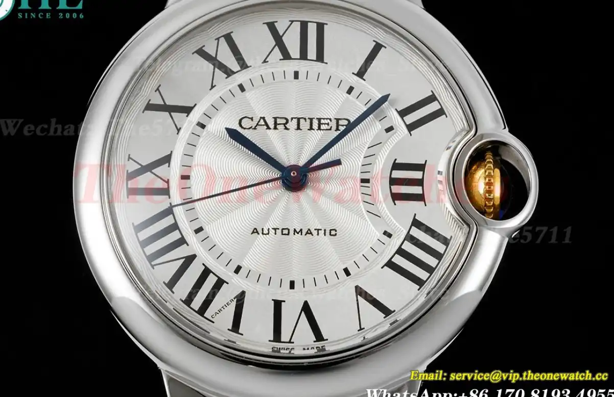 Ballon Bleu De Cartier SS RG Wht Stk 36mm 3KF A076