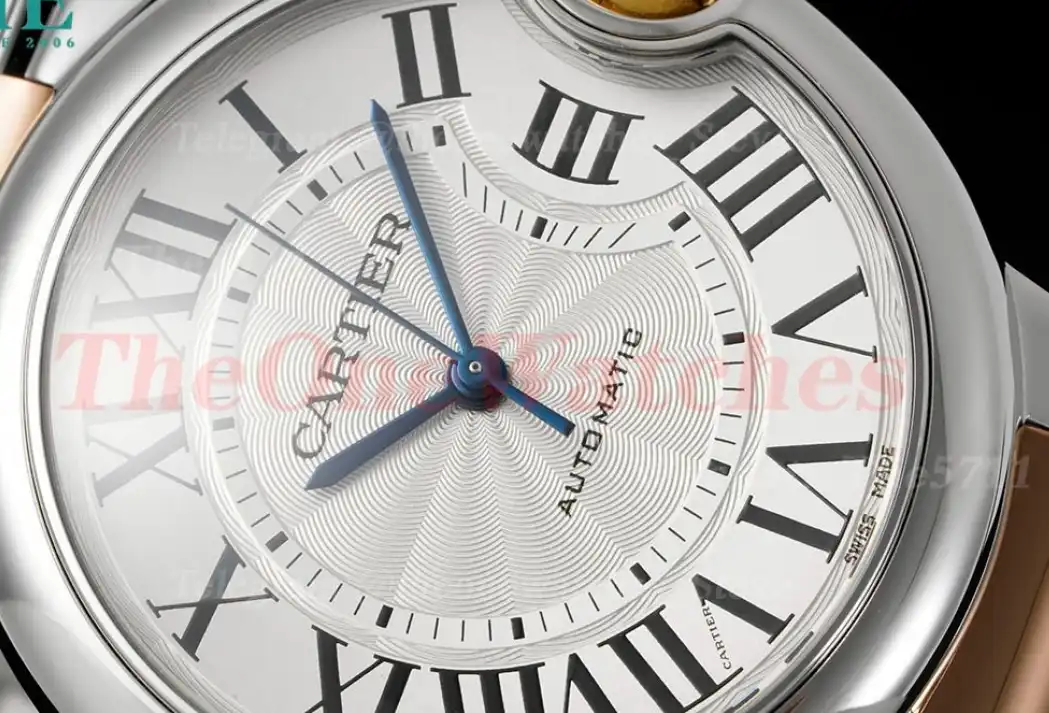 Ballon Bleu De Cartier SS RG Wht Stk 36mm 3KF A076