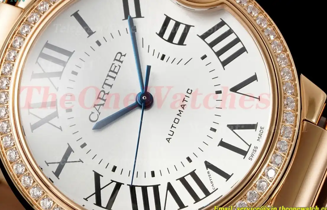 Ballon Bleu De Cartier 36mm YG YG Wht Dia 3KF A076