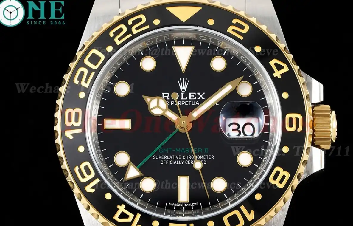 GMT Master II 116713 904L SS SS Oyster Clean VR3186 CHS