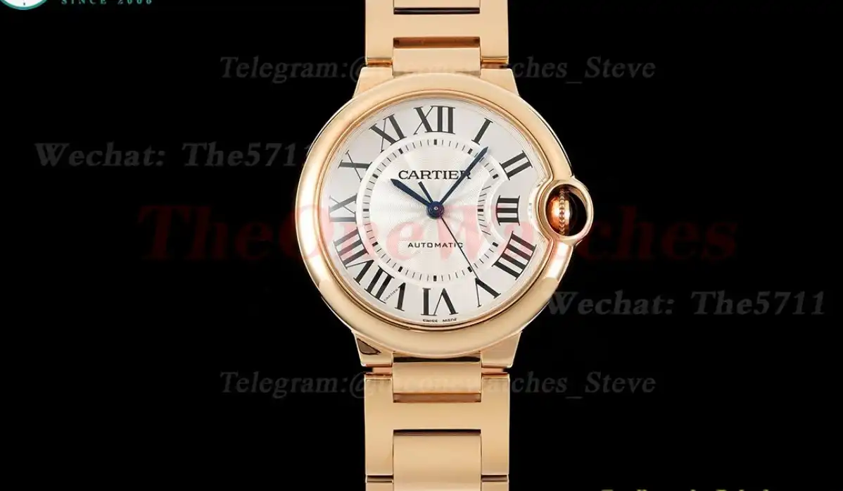 Ballon Bleu De Cartier RG RG Wht Stk 36mm 3KF A076