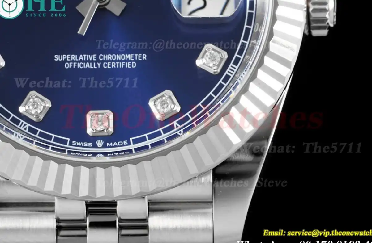 Datejust 126334 41mm Jub SS SS Blue Mois Clean SH3235