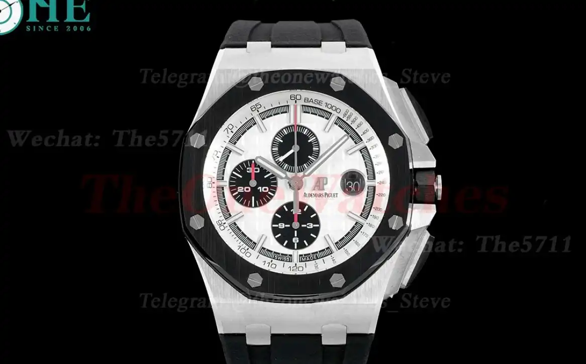 Royal Oak Offshore 44mm SS RU White Stk RSF A3126