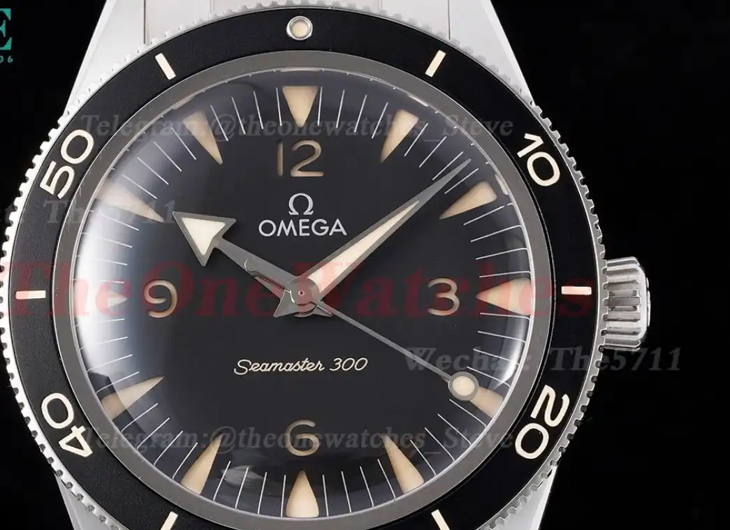 Seamaster 300m 41mm No Date SS SS Black Dial VSF A8912