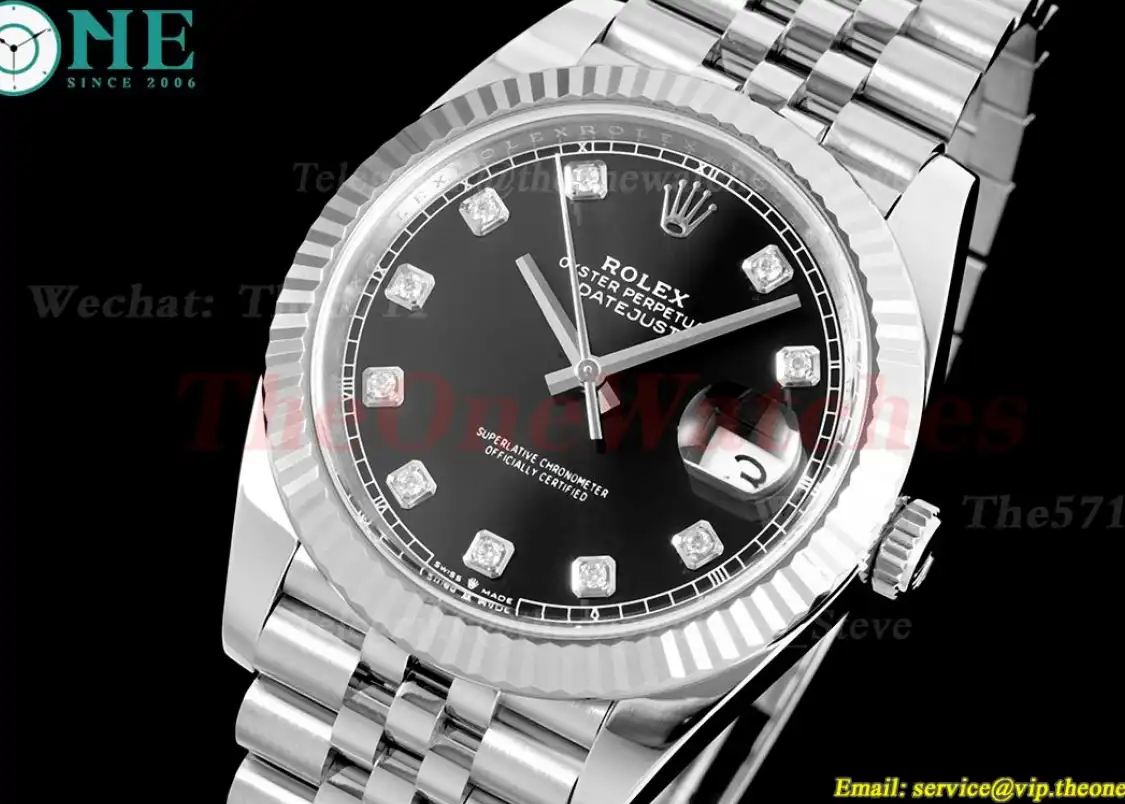 Datejust 126334 41mm Jub SS SS Black Mois Clean SH3235